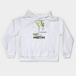 Cocktail Sign G Kids Hoodie